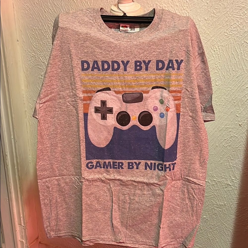 Gray Gamer Graphic T-Shirt
